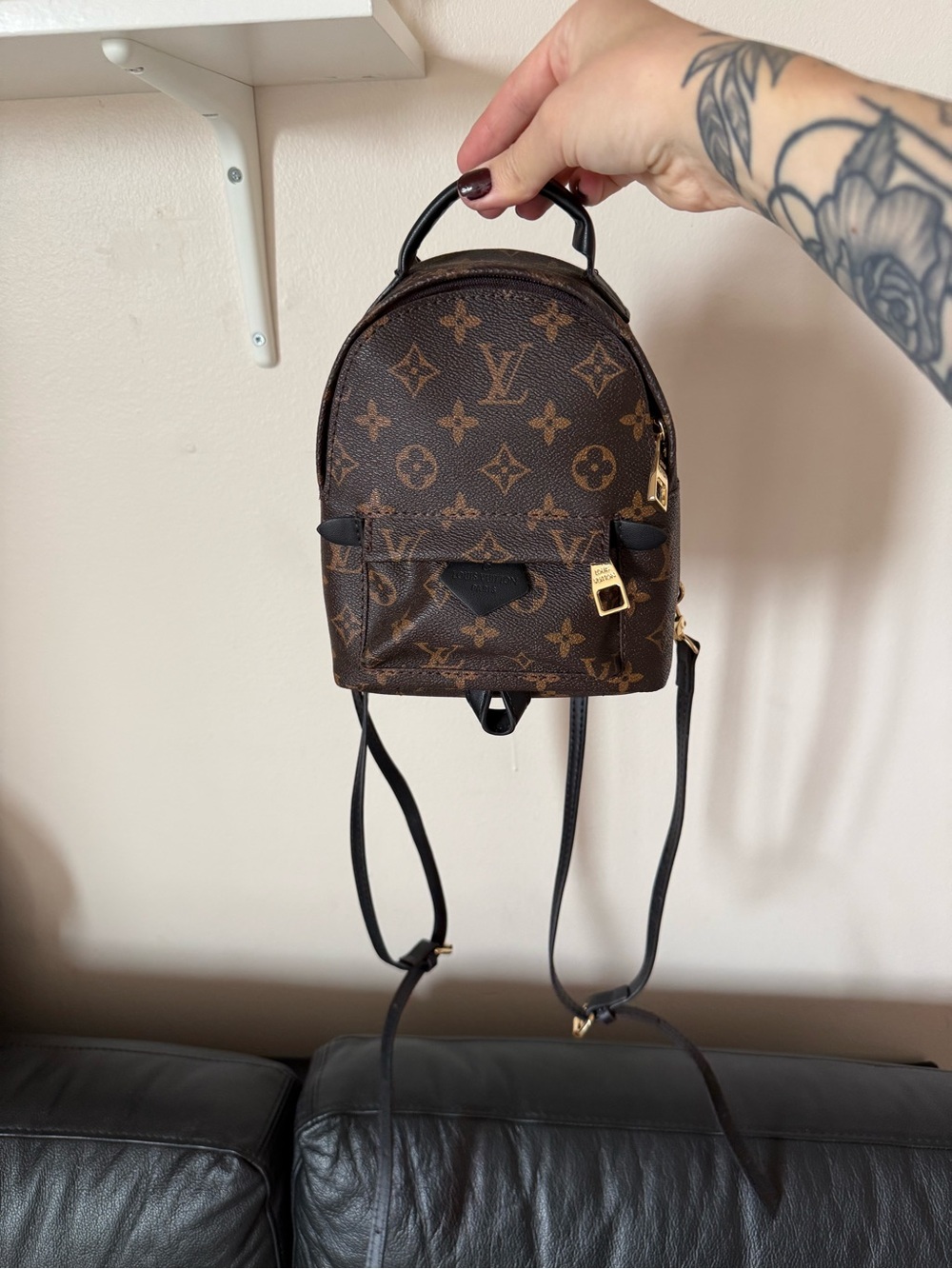 Brown Monogram Mini Backpack